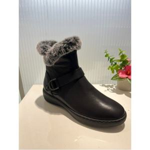 소다 방한 여성 블랙 털부츠 (ALB421 LS10)