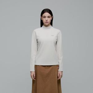 내셔널지오그래픽 N244WTS010 여성 겨울 목폴라 티셔츠 L BEIGE