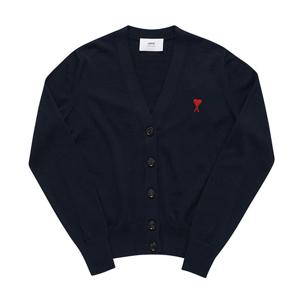 아미 BFFKC111 KN0025 430 스몰 하트로고 여성가디건