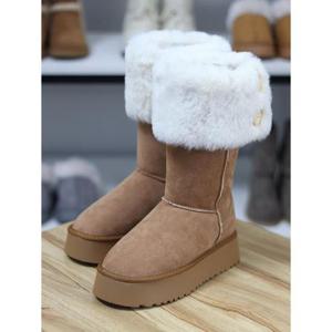 바이로쏘 세이브존06 퍼트리밍 안감 통굽 플랫폼 4.5cm 앵클부츠 (BY)24F12316BE1