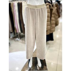 소고 세이브존01 허리 밴딩 벨벳 골지 와이드 바지 AK4XA18