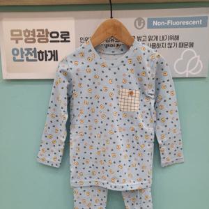 [모이모이깜피]미니베어(블루) 60수면스판 9부내의_GN