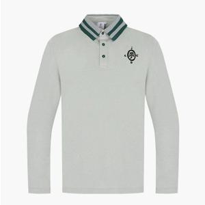 [까스텔바작]남성 에리 포인트 긴팔 티셔츠 BGDFTL004GR_CC