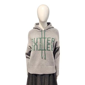 [페이지플린]영문 버터 레터링 후드 니트(F4DKN026A)