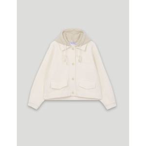 [코데즈컴바인] 니트배색 후드탈착 자켓 (CKA-PJ380W1)