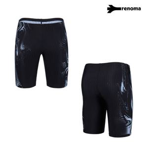 [레노마수영복]남성 4부 실내수영복  MS2F807_BK