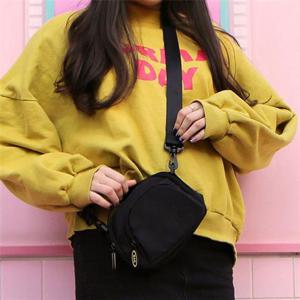 핑크풋 슬릭 라운드백 크로스백 힙색