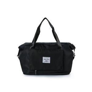 여성 여행 운동 보스턴백 확장 헬스 더플백 블랙 가방
