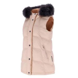 엘르골프 세이브존01 여성 폭스 FUR 긴기장 패딩 베스트 6I81403 401