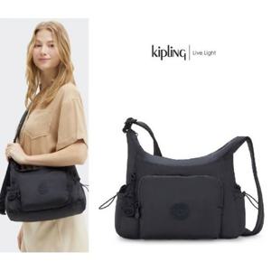 [키플링]키플링 가볍고 넉넉한 크로스백 갭S 심플리 블랙 KPABS22 SMBK
