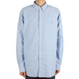 폴로랄프로렌 남성 포니 로고 옥스포드 셔츠 블루 710792041 002