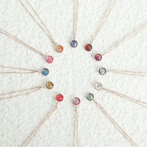 로이드 10K 오로라 탄생석 목걸이 LNT19080T