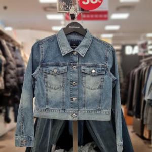 뱅뱅 HC21 봄 여성크롭 데님점퍼 NULD13