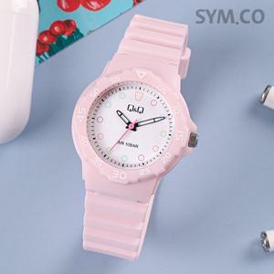 큐앤큐 V07A-001VY 학습에 좋은 비비드 라운드 방수 어린이 아동