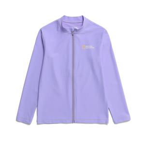 [내셔널지오그래픽키즈]K232URG520 스몰로고 백그래픽 집업 LAVENDER