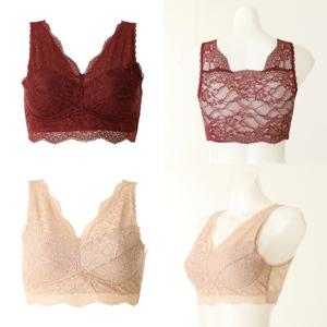 안입은듯 편안하고 부드러운 고급레이스 브라렛 컵란쥬 WLGB190R