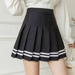 [한정수량] [올리비에스클로젯] [55~77]라인배색 테니스 속바지있는 스커트_O2502SK011A