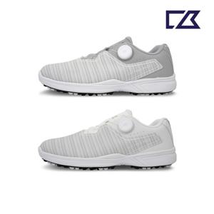 커터앤벅 남성 라인패턴 스파이크리스 골프화 - CBM5AGS113