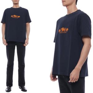 [메종키츠네] 24FW 남성 아웃도어 프로필 폭스 반팔티셔츠 (NM00112KJ0118 P480 24F)