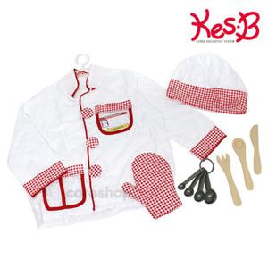 캐스B플레이 역할의상 요리사 의상 역할놀이 코스튬