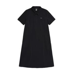 내셔널지오그래픽N252WOP840 여성 아델리 경량 우븐 카라 원피스 CARBON BLACK