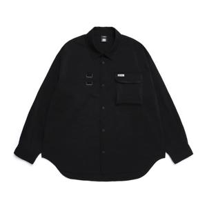 내셔널지오그래픽 N252MSH100 NRN 나일론 긴팔 셔켓 BLACK