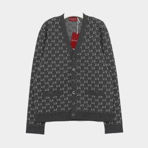 구찌 GG로고 울 V넥 남성 가디건 801705 XKEAP 1150