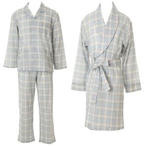 (SET)사계절 입기 좋은 요루면 남성지지미잠옷 로브가운WRB2472M WPA2472M