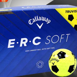 캘러웨이 2025 ERC 소프트 트루비스 골프공 옐로우블랙