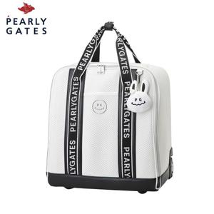 [파리게이츠] 파리게이츠 여성 스마일 타공 휠 보스턴백 & 바니 키링 521E1BB002_WH