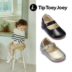 [팁토이조이]아기 유아 걸음마신발 돌리-화이트골드/블랙패턴트 TTIABWMO03