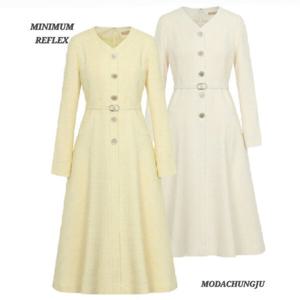 [미니멈]MD 브이넥  프린세스 플레어 원피스  MD MMXAAWO1180 A_