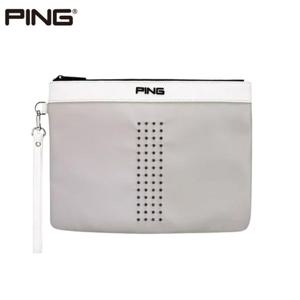[핑골프] PK1 메탈 스터디 골프 클러치백 파우치(그레이)
