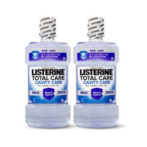 리스테린 토탈케어 캐비티케어 마일드 1000ml x 2개