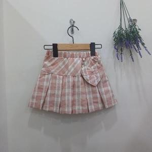 치크 sh06 하트가방체크 플리츠스커트 CKWH2511G