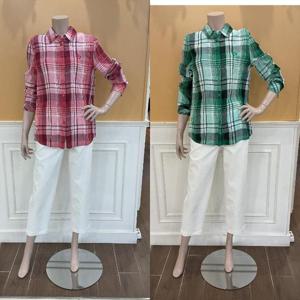 BCBG M백화점 로이체크블라우스 B4B3B401