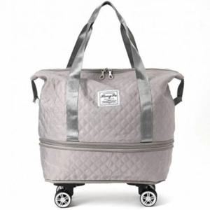 2단 확장 보스턴백 빅백 (그레이) DP72287 빅백 패션잡화 바퀴