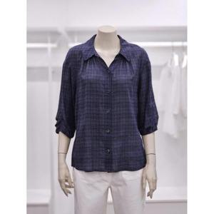 프렐린 세이브존02 잔체크반오픈카라넥셔츠 RBB252S40