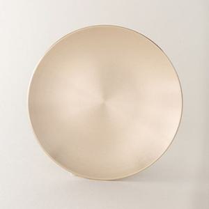 이태석 공방유기 방짜유기 원형접시 소 17cm 한식기 한식접시 한정식접시 고급식기 접시 유기접기 방짜접시