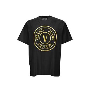 베르사체 반팔 티셔츠 77GAHT01 CJ00TG89 Black