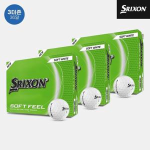 [3더즌 36알]던롭코리아 정품 스릭슨 소프트 필 14 골프볼[남여공용][화이트][2피스]