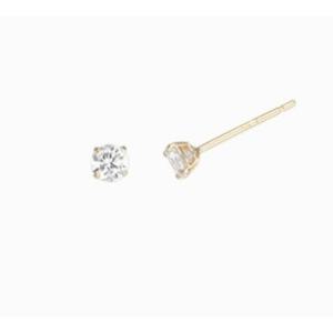 [로이드] 주문제작 라운드 큐빅 3mm 14k 귀걸이 LPFL1A03G