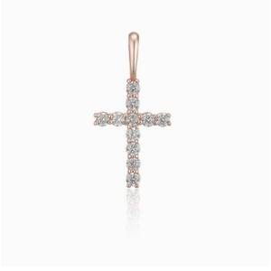 [로이드] 주문제작 십자가 큐빅 크로스 비쥬참 14k 펜던트 LPP21021G