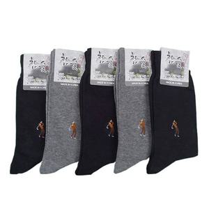 남자 골프 신사정장양말 색상랜덤5족