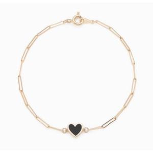 [로이드] 주문제작 하트 포인트 클립체인 14k 팔찌 LWB2203BG