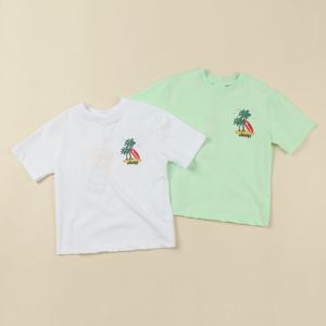 [지프키즈]야자수 실켓 반팔티 KN2TSU222