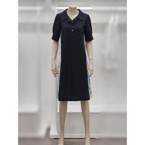 프렐린 세이브존02 플리츠배색카라넥원피스 RJO25292M