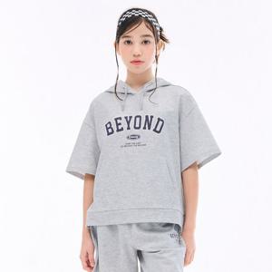 [오션스카이]여아 쿨링 코튼 후드 반팔 티셔츠-EBJG5882D0B