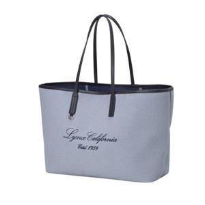 [링스골프][25SS] 여성 배색 안감 쇼퍼백  L21E1BG152_BL_CC