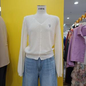 르피타 DP01 브이넥  가디건 L252BKT556